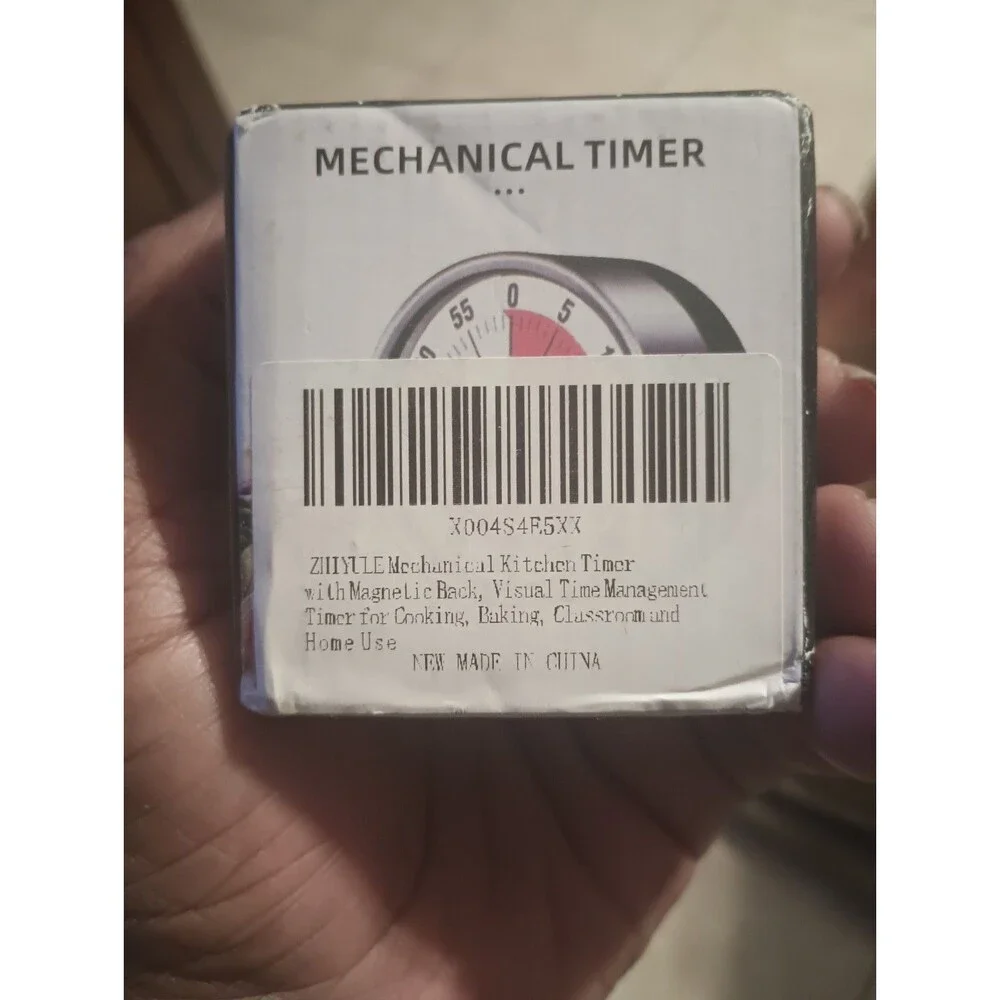 Mechanical Kitchen Timer 60min Countdown Cooking